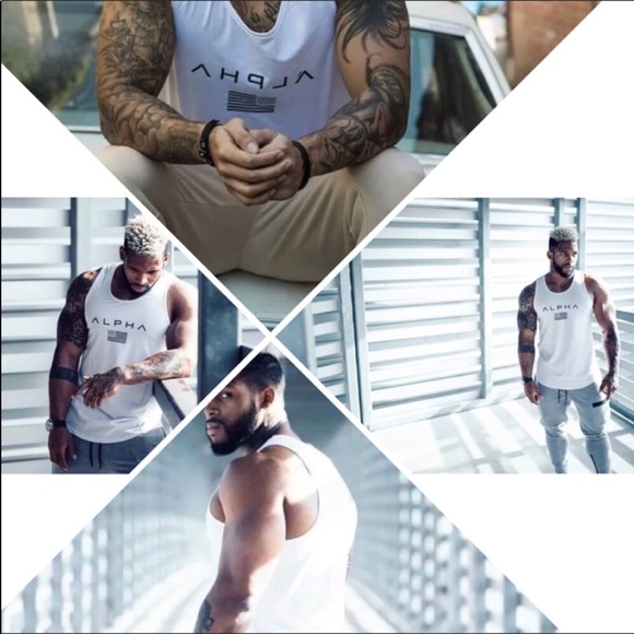 🎉Host Pick🎉Alpha Men Gym Fitness Muscle Tank Top - Picture 4 of 6